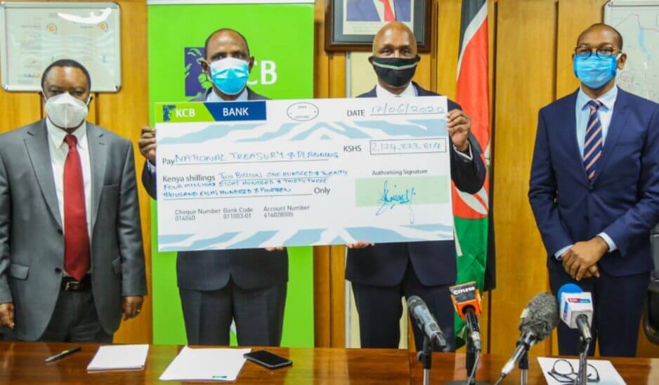 KCB Group Disburses KShs.2.12 B Dividend Payout to Treasury